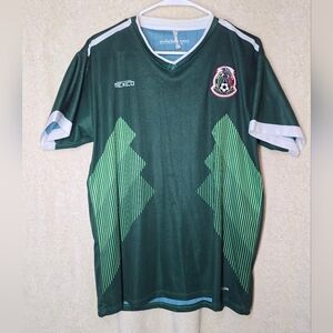 FIFA World Cup Mexico Soccer Jersey Size M Green White 2018